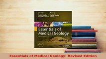 Download  Essentials of Medical Geology Revised Edition Read Online