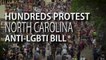 Hundreds Protest North Carolina Anti-LGBT Bill