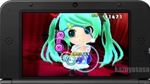 初音ミク Project mirai 2 ワールドイズマイン (World is Mine) ボタンモードのトコトン (Hard) PERFECT Nintendo 3DS