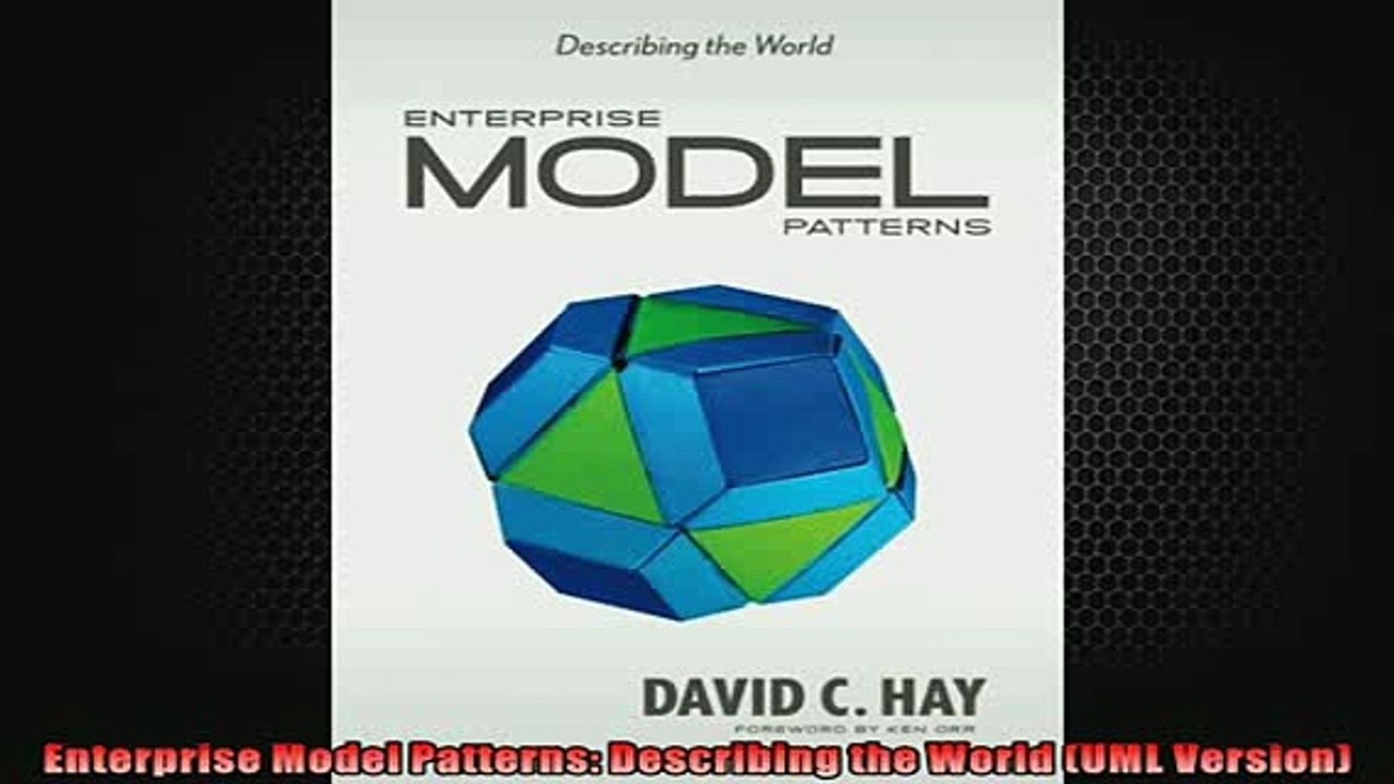 READ book  Enterprise Model Patterns Describing the World UML Version  FREE BOOOK ONLINE