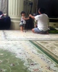 Senangnya Arsy Addara Maen Kamera Sama Ayah Anang Hermansyah