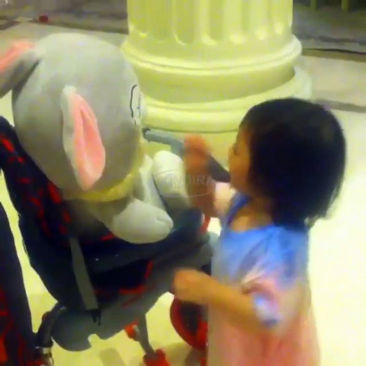 Video Lucu Arsy Addara Maen Sama Boneka Kelinci Naik Sepeda l Anang Hermansyah & Ashanty