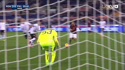 أول ثنائية  لمحمد صلاح في الدوري الإيطالي