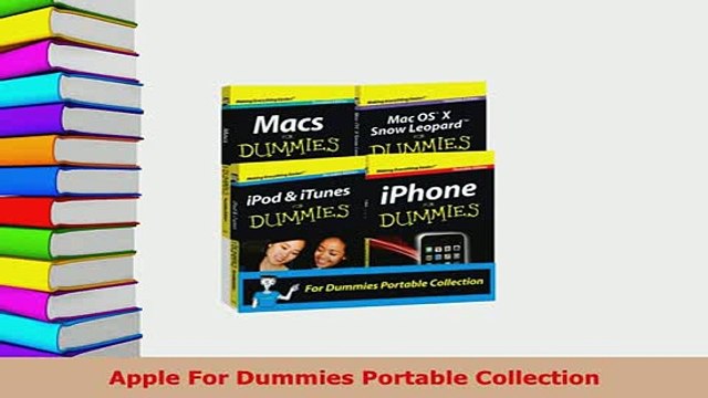 PDF Apple For Dummies Portable Collection Free Books