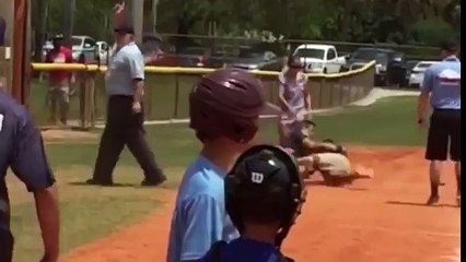 Coaches' Brawl at Youth Baseball Game