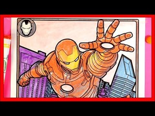 Coloring Pages for kids Youtube | Marvel Avengers Coloring Pages 03♥