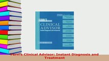 PDF  Ferris Clinical Advisor Instant Diagnosis and Treatment Free Books