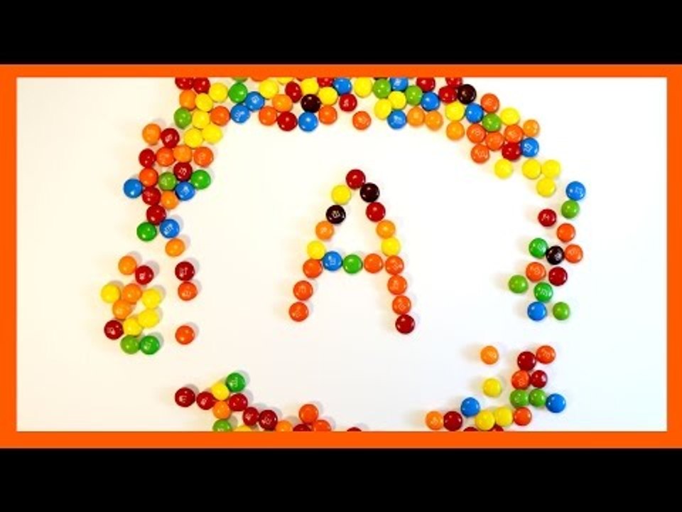 Learn ABC's Alphabet using candy!