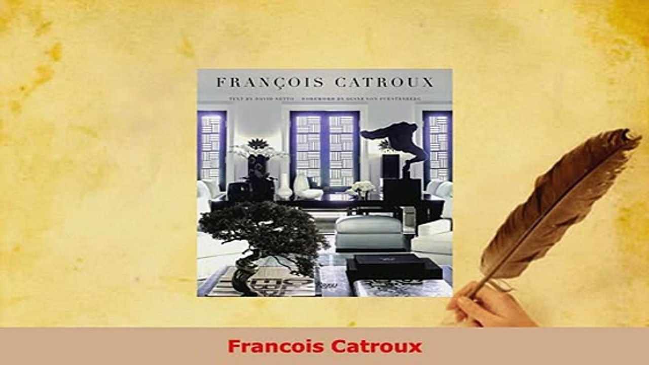 PDF  Francois Catroux Ebook