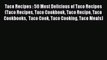 [Read PDF] Taco Recipes : 50 Most Delicious of Taco Recipes (Taco Recipes Taco Cookbook Taco