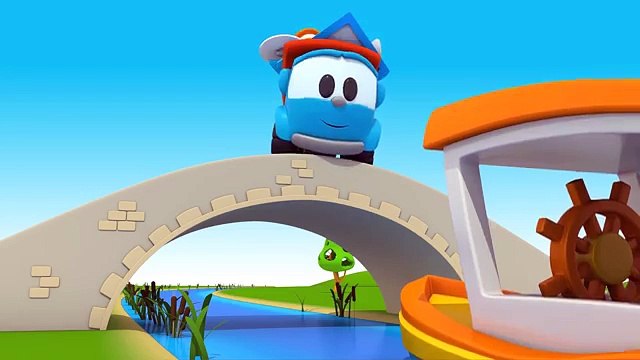 Мультики про машинки Грузовичок Лёва строит новый дом