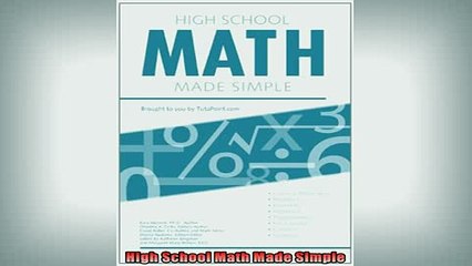 READ book  High School Math Made Simple Full EBook