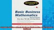READ book  Schaums Outline of Basic Business Mathematics 2ed Schaums Outlines Full EBook