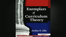 DOWNLOAD FREE Ebooks  Exemplars of Curriculum Theory Full Free