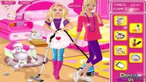 Barbie Cleaning Slacking - Barbie Games - Barbie Cleaning Room Game for Girls