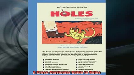 READ book  A CrossCurricular Guide to Holes Full EBook