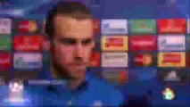 Divertido momento con Gareth Bale Previa Manchester City vs Real Madrid 2016