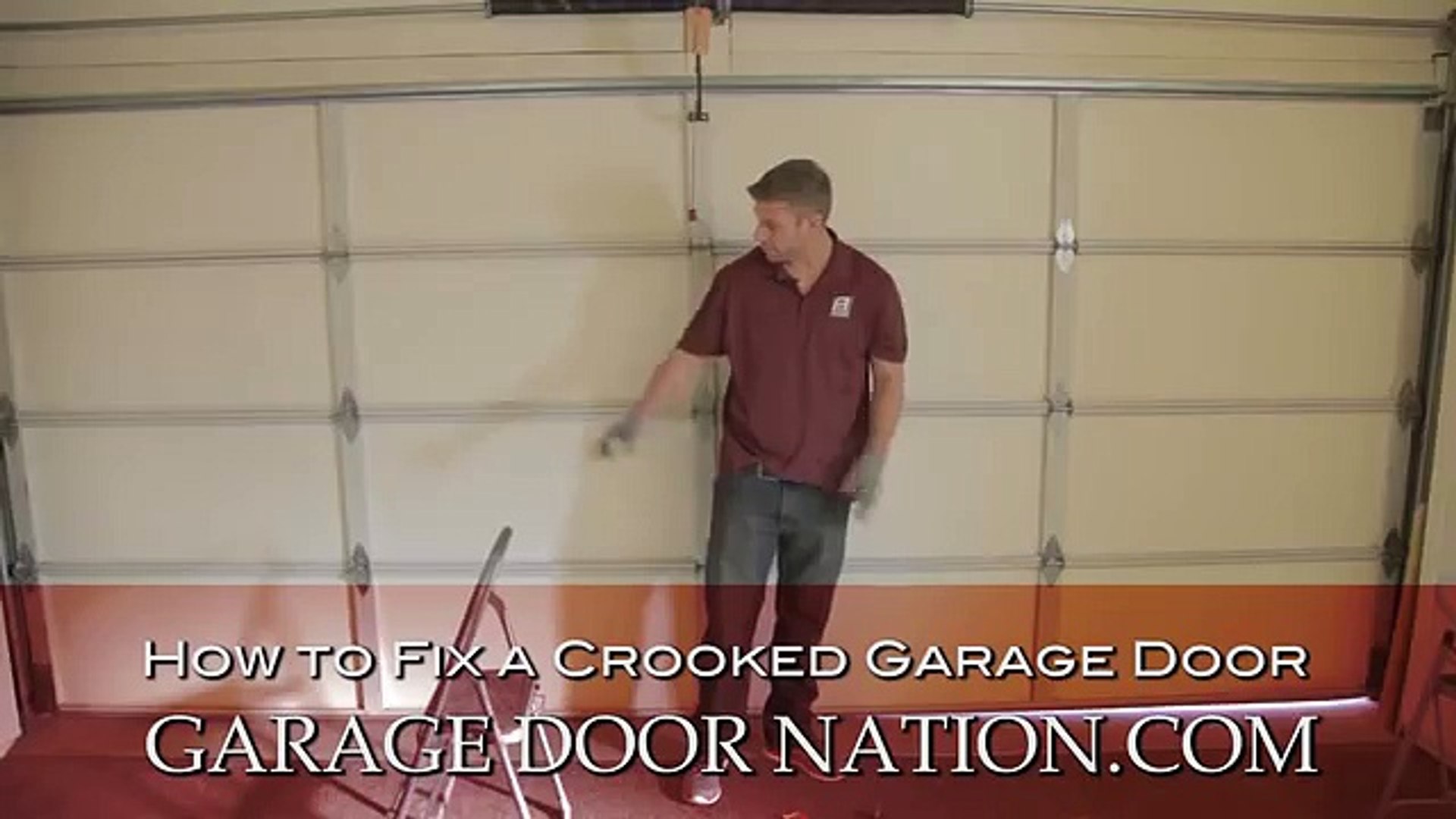 Garage Door Nation Coupon How To Fix A Crooked Garage Door