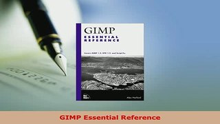 PDF  GIMP Essential Reference  EBook
