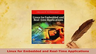 Download  Linux for Embedded and RealTime Applications Free Books