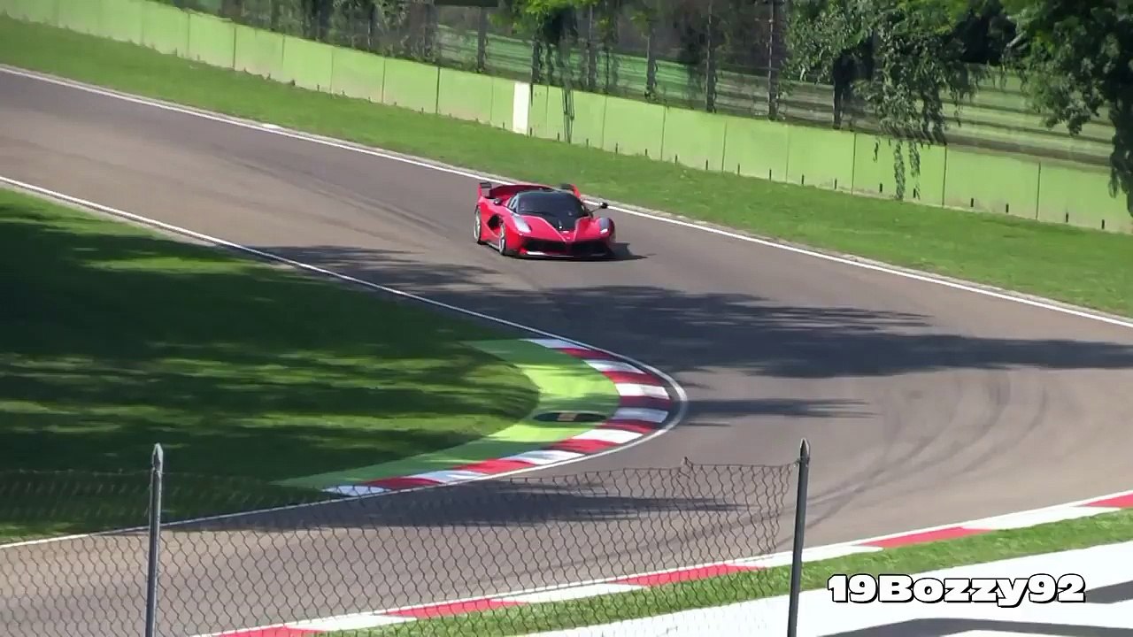 Best Sports Car: Ferrari FXX K Sound In Action at Imola Circuit