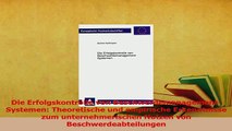 Read  Die Erfolgskontrolle von BeschwerdemanagementSystemen Theoretische und empirische PDF Free