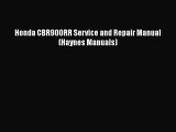 [Read Book] Honda CBR900RR Service and Repair Manual (Haynes Manuals)  EBook