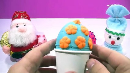PEPPA PIG Español TOYS!! - Play Doh Surprise eggs Xitrum Inside Out