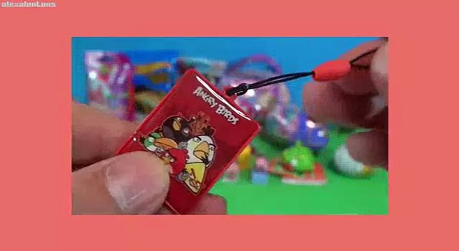 Spongebob Surprise eggs Blind bags unboxing - Spongebob, LPS, MLP, Angry Birds Kinder