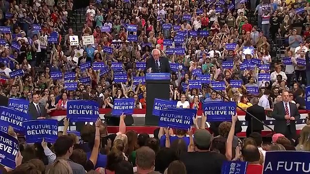 Bernie Sanders thanks voters supporting him in NE primaries