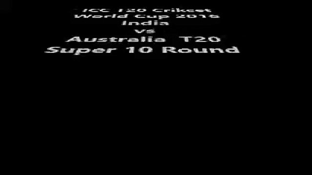 India vs Australia Aussies gave huge target to India ICC T20 Cricket World Cup 2016