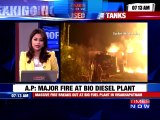 Major Fire at Bio-Diesel Manufacturing Unit in Visakhapatnam