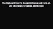 Book The Highest Poverty: Monastic Rules and Form-of-Life (Meridian: Crossing Aesthetics) Read