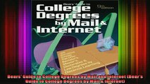 READ book  Bears Guide to College Degrees by Mail and Internet Bears Guide to College Degrees by Full EBook