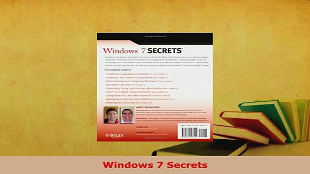 PDF  Windows 7 Secrets Read Online