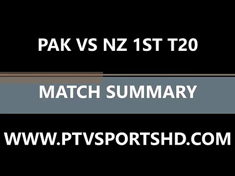 Pakistan vs New Zealand 1st T20 Cricket Full Match Summary - PAK tour to New Zealand 15th Jan 2016