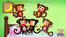 Five Little Monkeys Jumping on the Bed - Mother Goose Club Nursery Rhymes