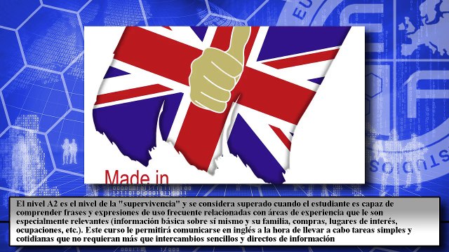 Curso Intensivo Inglés A2. Nivel Oficial Consejo Europeo