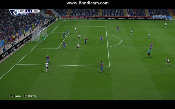 BPL 7 Тур. Кристал Пэлас - Манчестер Юнайтед. 0:1. Memphis, 8'