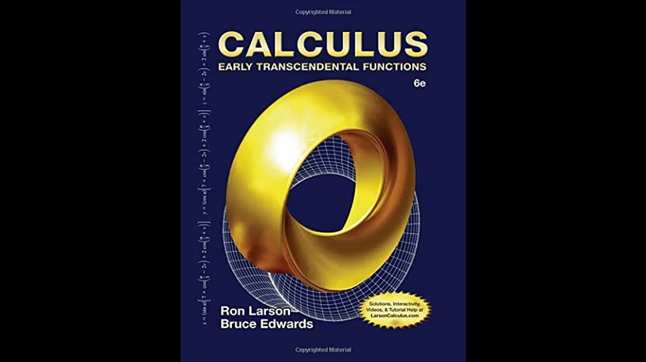 Calculus Early Transcendental Functions