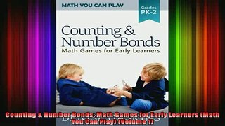 DOWNLOAD FREE Ebooks  Counting  Number Bonds Math Games for Early Learners Math You Can Play Volume 1 Full Free