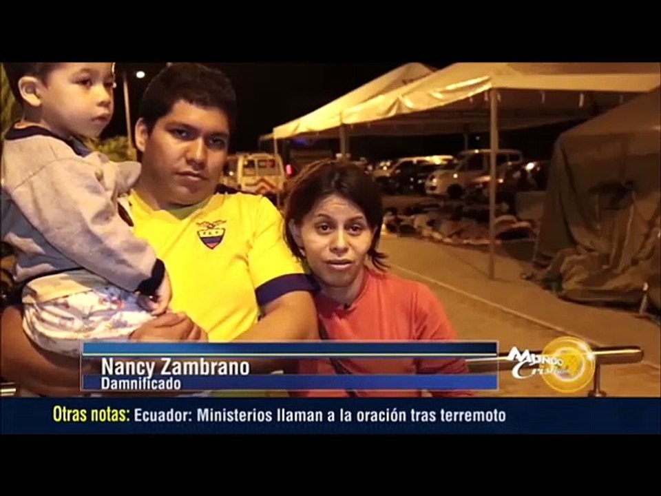 Cristiana de ecuador pide al Mundo oración y ayuda