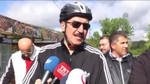 Sağlık Bakanlığının Düzenlediği Bisiklet Turu - Bakan Müezzinoğlu ve Bakan Tüfenkci (2)