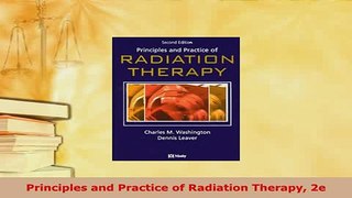 PDF  Principles and Practice of Radiation Therapy 2e PDF Full Ebook