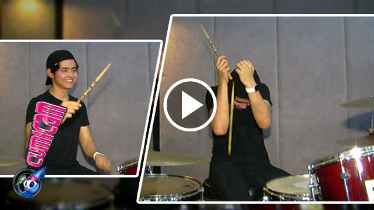 Ups, Aliando 'Ketimpuk' Stik Drum - Cumicam 27...