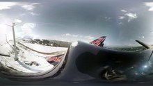 Slalom Flying Through Wind Turbines w/ Hannes Arch | 360° POV Experience
