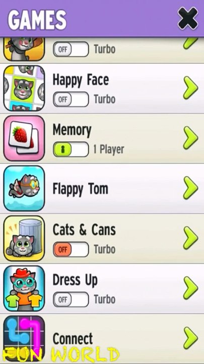 Kids games talking Tom cat