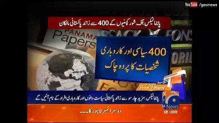 Today Geo News Headlines - 12:00 P.M - 27 April 2016