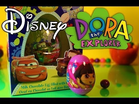 Egg Surprise Disney Cars unboxing Dora Surprise Eggs - Surprise gift unboxing!