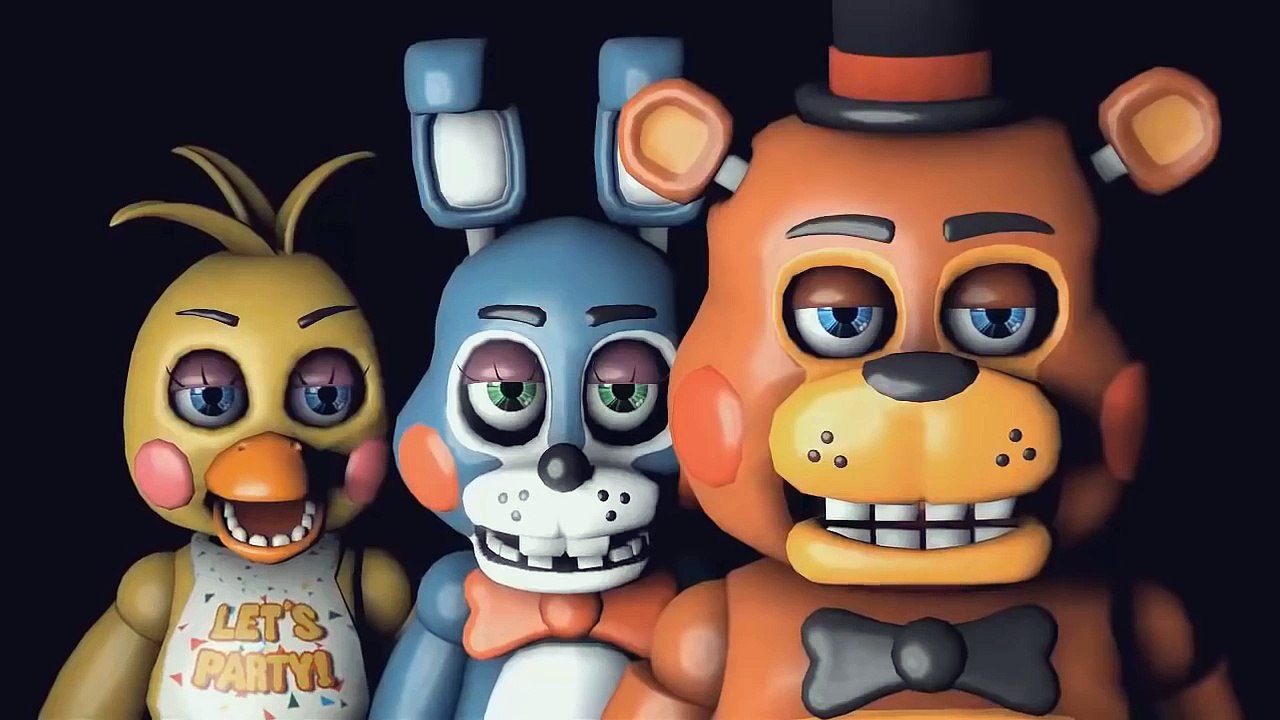 Top 5  Five Nights at Freddy s Songs & Animations (FNAF Funny Moments)